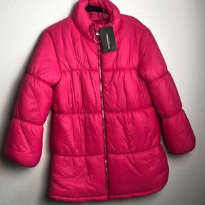 Hot pink Puffer jacket
